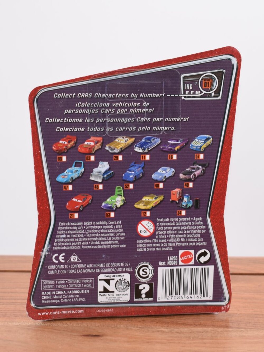 Disney Pixar THE WORLD OF CARS 2007 Series 03 Dirt Track McQueen Rayo Flash - Picture 7 of 7